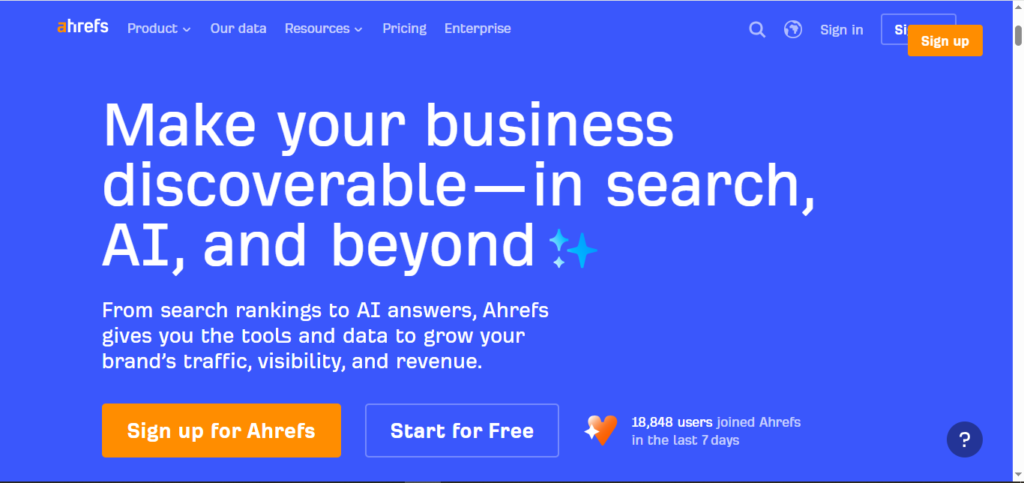 Ahrefs SEO Tool
