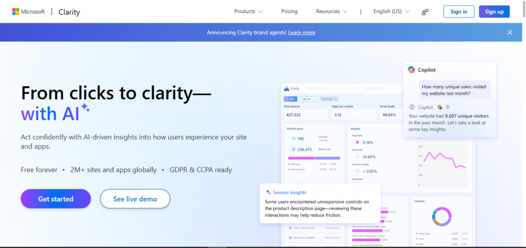 Microsoft Clarity