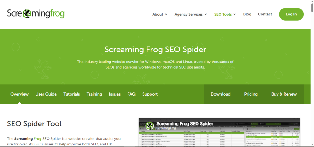 Screaming Frog SEO Spider